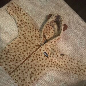 Patagonia Baby Furry Friends Hoodie Size 12-18 Month